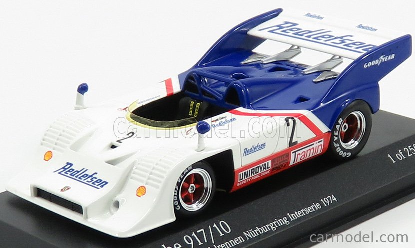 Minichamps 1/18 – Porsche 917/10 Nürburgring 1974, édition Limitée 1/402, Neuve