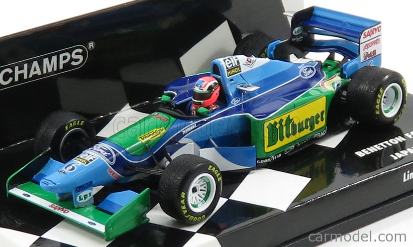 MINICHAMPS 417941506 Scale 1/43 | BENETTON F1 B194 FORD N 6 JAPANESE GP ...