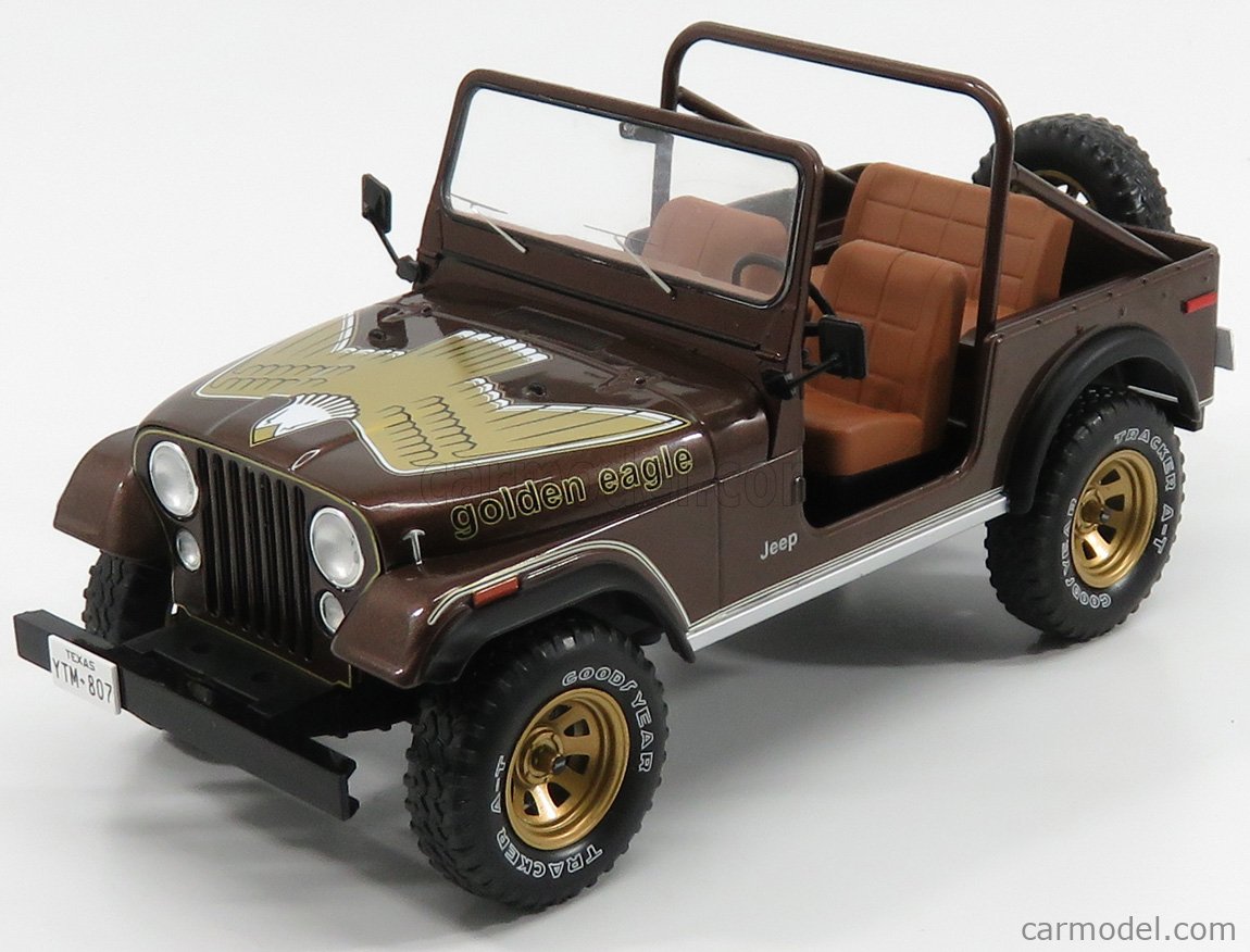 Details about   MCG 1976 Jeep CJ-7 Golden Eagle Dark Brown metallic 1/18 Scale New Release! 