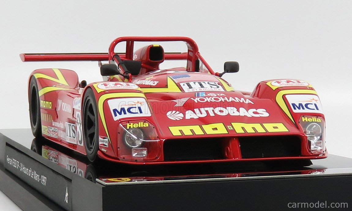 Autocollants Ferrari 333SP Le Mans 1997 - Pack Décalcomanies Multi-échelles 1:18 à 1:43