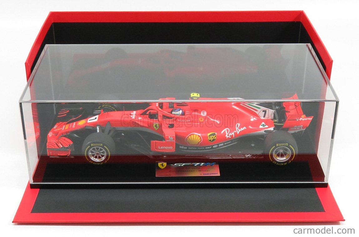 LOOKSMART LS18F1018 Scale 1/18 | FERRARI F1 SF71H N 7 WINNER