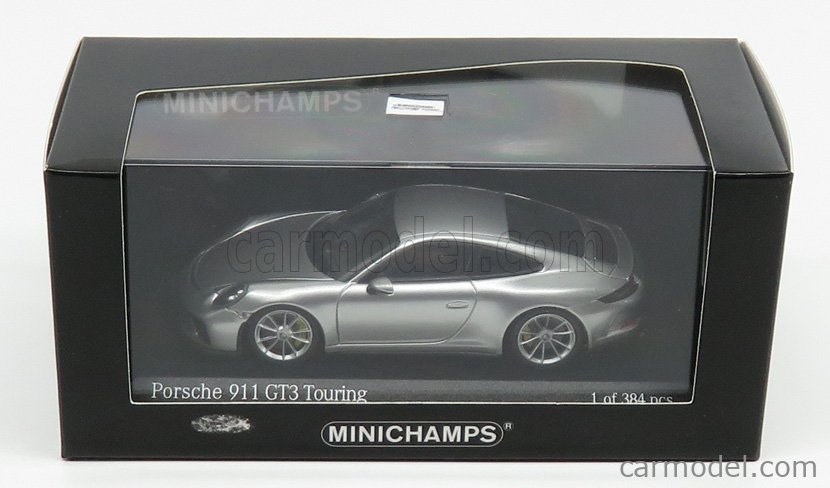 PORSCHE 911 991 II 991.2 gt3 Touring 2018 racinggelb 1:43 Minichamps 