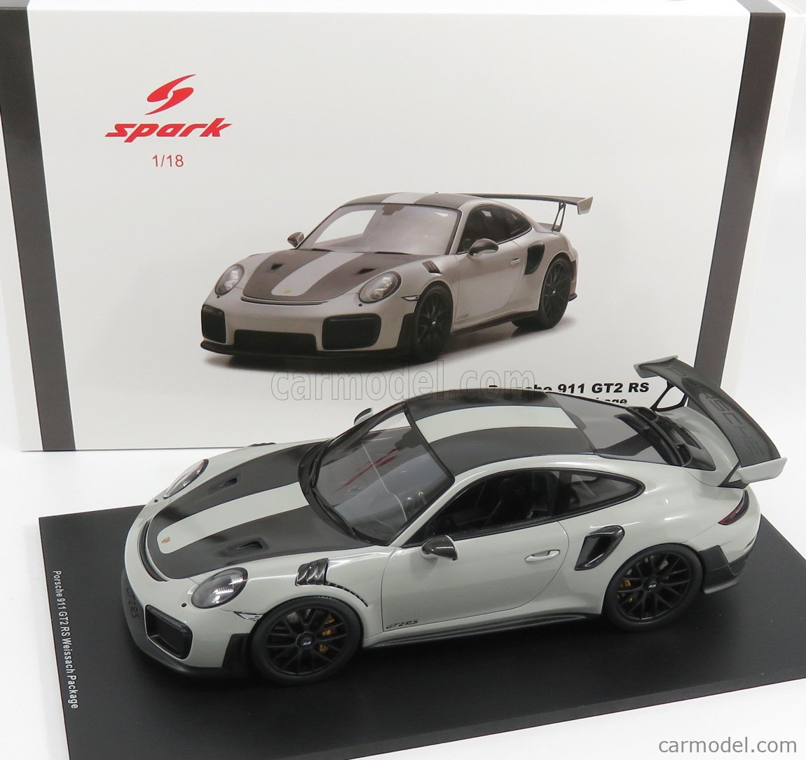 SPARK-MODEL 18S299 Scale 1/18 | PORSCHE 911 991 GT2 RS WEISSACH