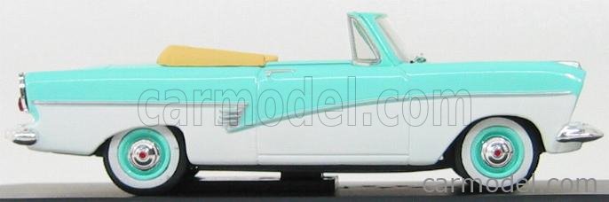 Modèle Réduit Solido 1/43 - Ford Taunus 17M Cabriolet 1957 - Bicolore Vert - Métal