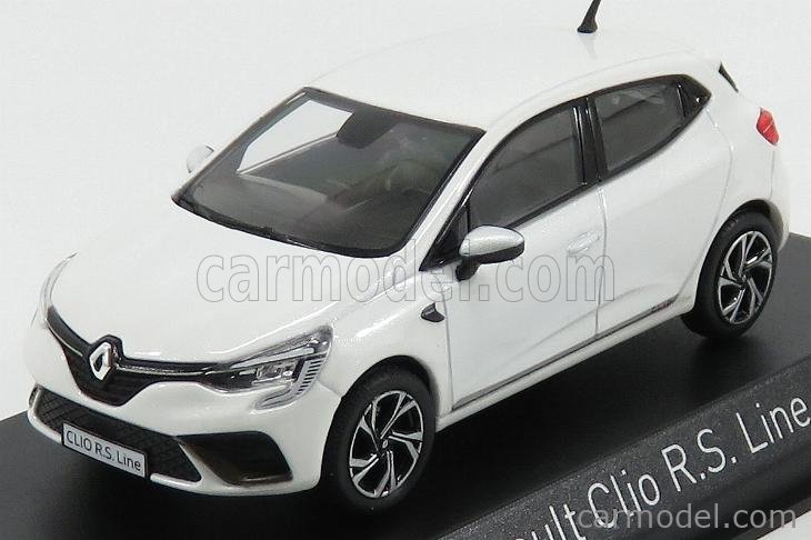 NOREV 517588 Echelle 1/43  RENAULT CLIO RS LINE 2019 PEARL WHITE