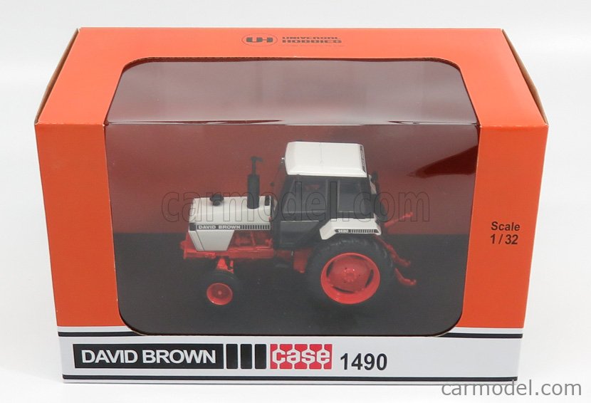 Universal hobbies 1/32 David Brown 1490 2WD 1981 Tractor Diecast Model UH4270 
