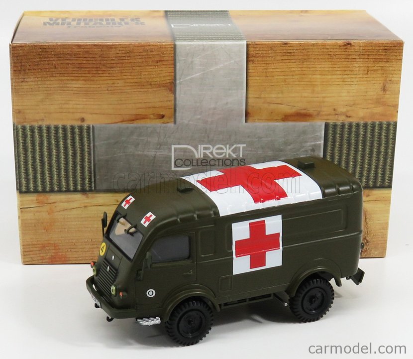 Details about   1:43 renault 4x4 truck sanitary ambulance military direkt collection show original title 