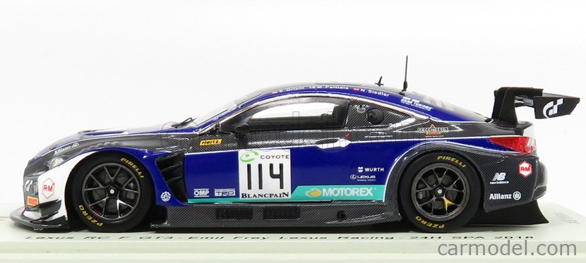 LEXUS - RCF GT3 TEAM EMIL FREY RACING N 114 24h SPA 2018 N.SIEDLER -  S.ORTELLI - M.PALTTALA