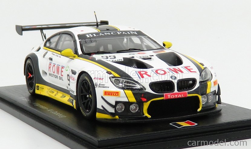 Spark Model SB202 BMW M6 GT3 N.99 2nd 24 H SPA 2018 A Sims J Kingmann N Catsburg 1 43.3.1.6.gp.24117