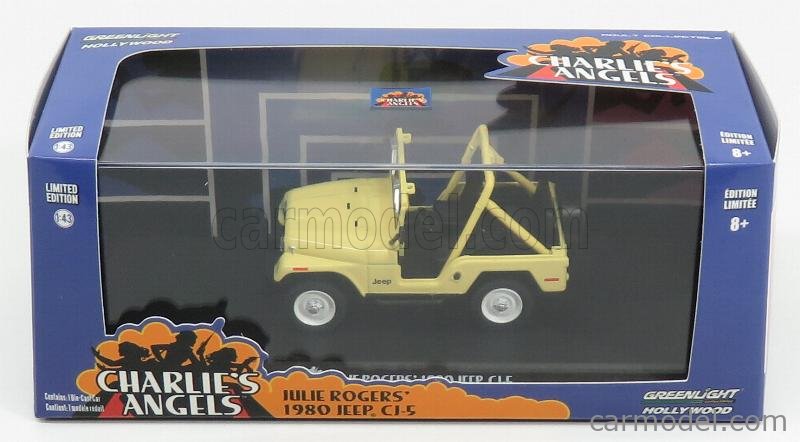 GREENLIGHT 86333 Scale 1/43 | JEEP CJ-5 OPEN 1976 - CHARLIE'S