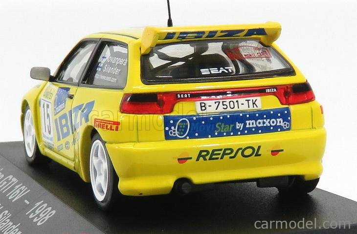 Miniature Provence Moulage Seat Ibiza N°11 Repsol Safari Rally 1998 - 1/43