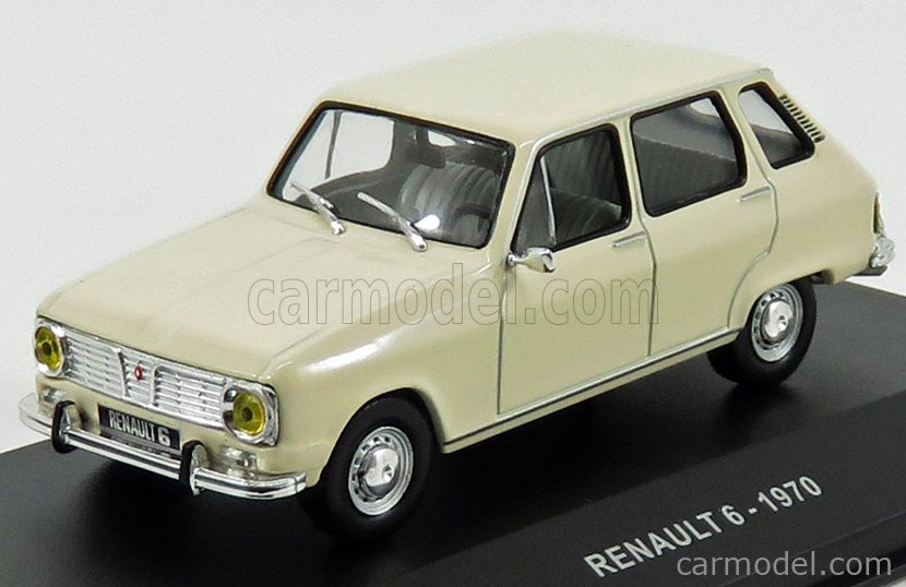 Miniature RENAULT 6 de 1980 Beige ODEON 1/43 R6