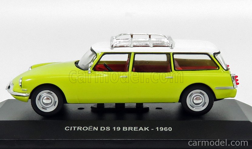 Solido 421436530 – Modellino Auto 1:43 Citroen DS 19 Break, Colore  Giallo/Bianco, S4304400 : : Giochi e giocattoli