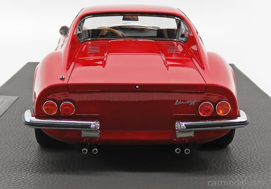 TOPMARQUES TM12-23A Scale 1/12 | FERRARI DINO 206 GT 1969 RED