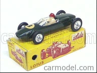 Solido 118 - Lotus F1 Vert Anglais - Miniature D'occasion En Boîte