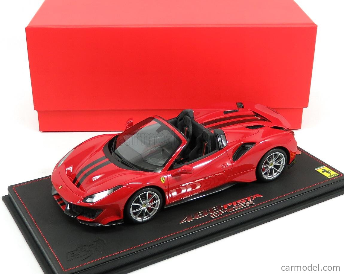 Bbr Models P C Masstab Ferrari Pista Spider Rosso Corsa Red