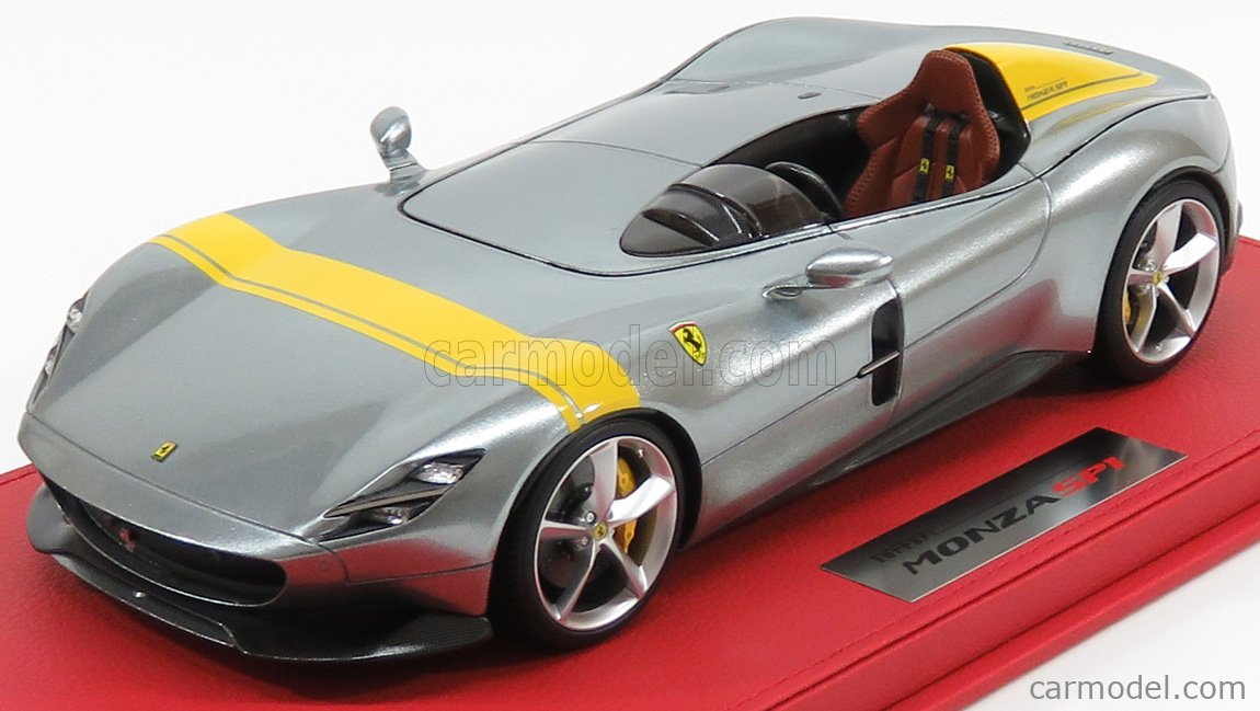 自動車 BBR 1/18 Ferrari Monza SP1 l grey 1/18 BBR FERRARI MONZA SP1 Silver 🤝ALSO OPEN FOR TRADES