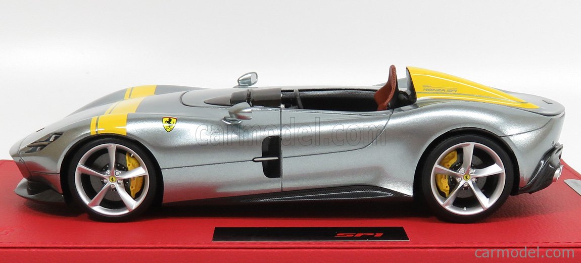 自動車 BBR 1/18 Ferrari Monza SP1 l grey BBR Models 1:18 Ferrari Monza SP1 Paris automobile show 2018