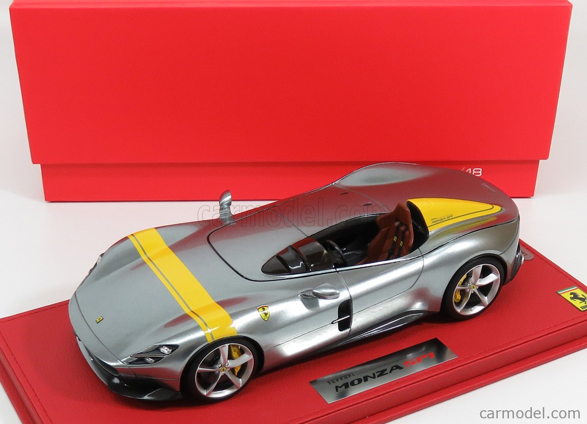 自動車 BBR 1/18 Ferrari Monza SP1 l grey 1/18 BBR FERRARI MONZA SP1 Silver 🤝ALSO OPEN FOR TRADES