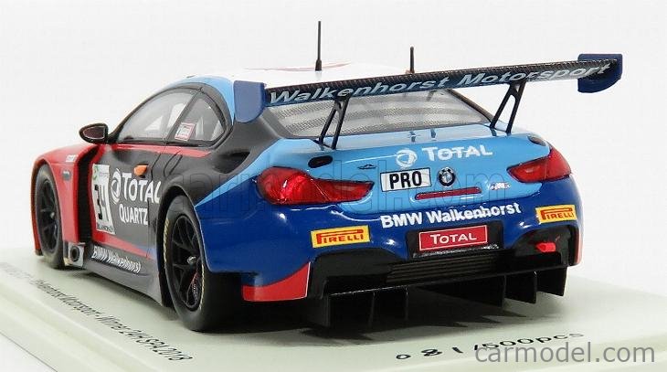 SPARK-MODEL SB201 Scale 1/43 | BMW 6-SERIES M6 GT3 TEAM WALKENHORST ...