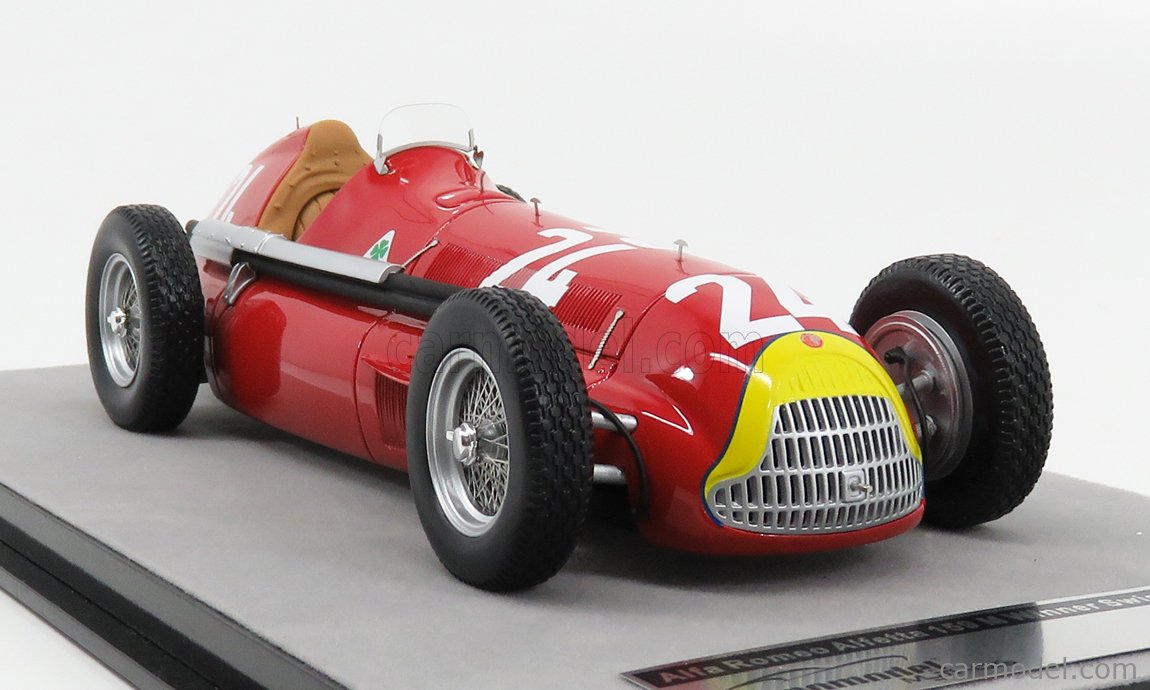 TECNOMODEL TM18-147C Scala 1/18 | ALFA ROMEO F1 ALFETTA 159 N 24 WINNER  SWISS GP JUAN MANUEL FANGIO 1951 WORLD CHAMPION RED