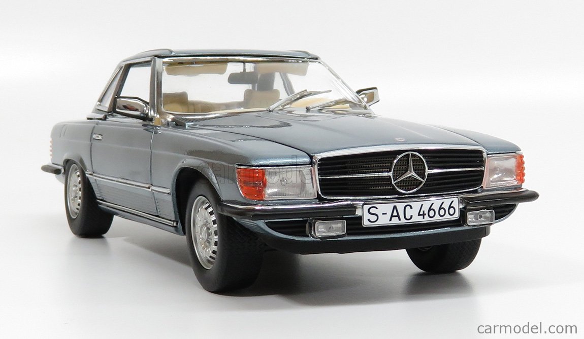 SUN-STAR 04666 Scale 1/18 | MERCEDES BENZ SL-CLASS 350SL CABRIOLET HARD ...