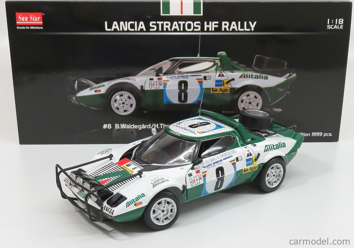 LANCIA - STRATOS HF ALITALIA N 8 3rd RALLY SAFARI 1975 B.WALDEGAARD -  H.THORSZELIUS