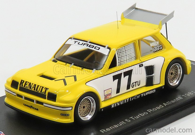 SPARK-MODEL US060 Scale 1/43 | RENAULT R5 TURBO LE CAR RENAULT