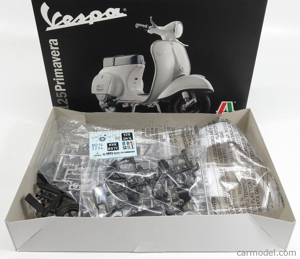 4633 VESPA 125 PRIMAVERA ITALERI 1:9 plastic model kit 