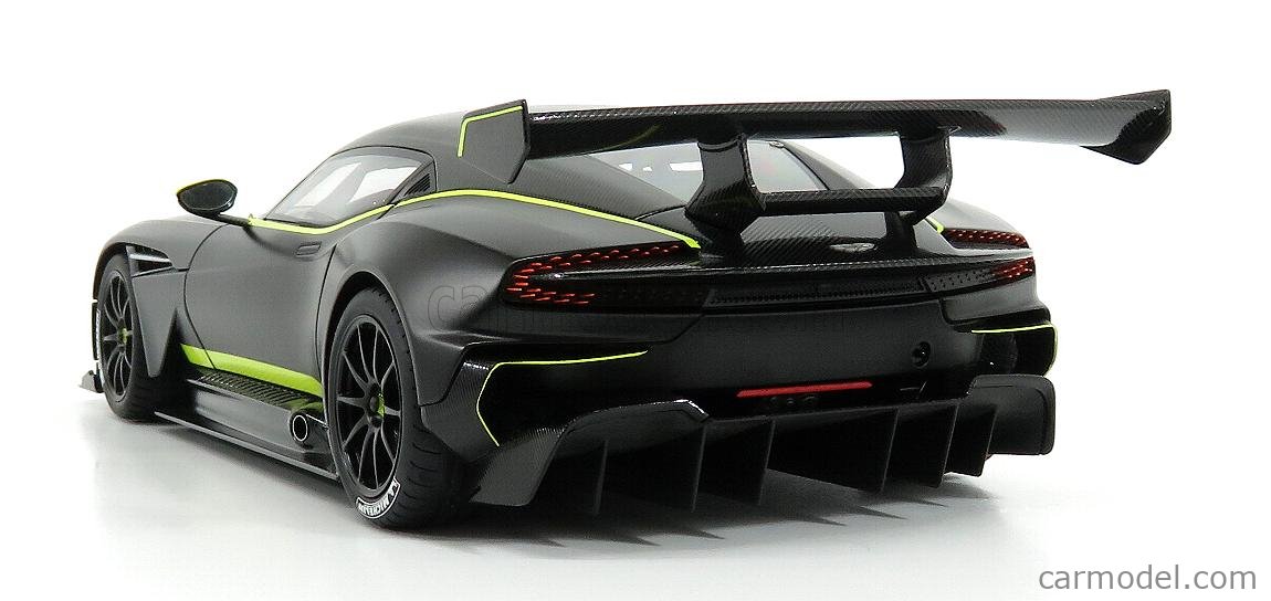 1:18 Autoart Aston Martin Vulcan 2015 matt-black/lightgreen 