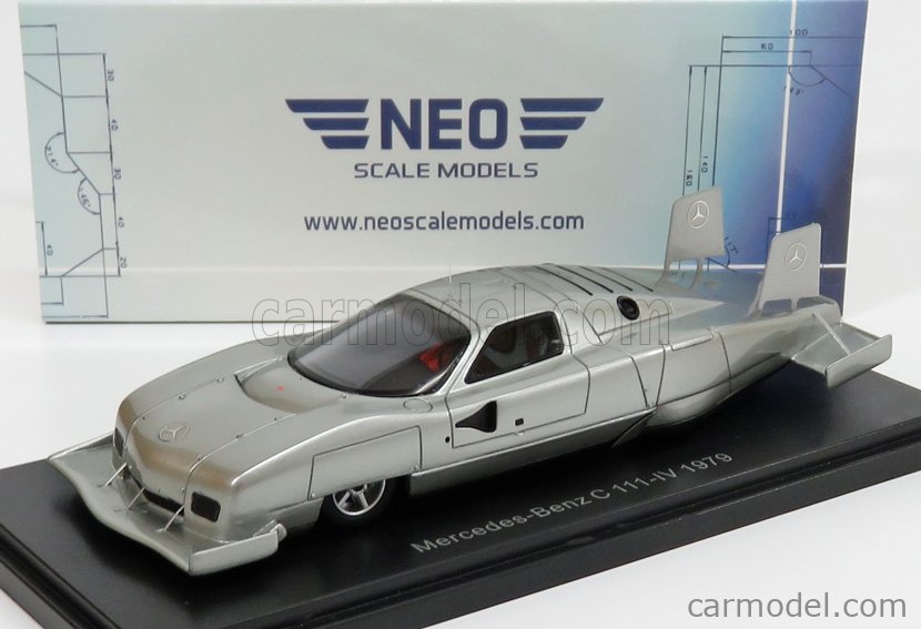 1/43 メルセデス ベンツ 記録車 Mercedes C111-IV silver 1979 Neo