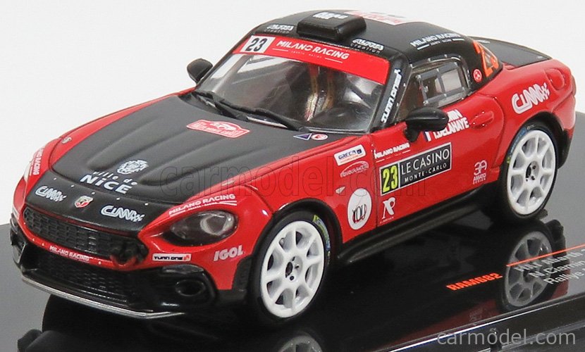 FIAT Abarth 124 RGT #23 Ciamin/de La Haye Rally Monte Carlo 2018