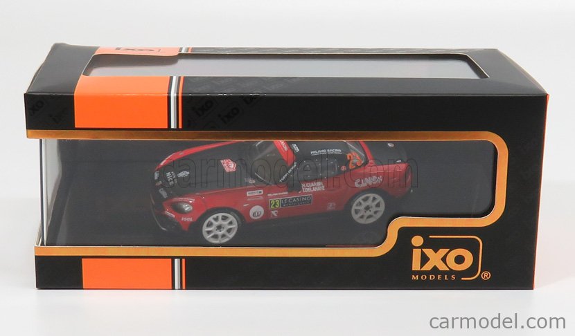 Ixo 1/43 Fiat Abarth 124 RGT N°23 – Rallye Monte-Carlo 2018 – Ciamin / La Haye