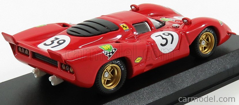 1:43 BEST Ferrari 312P 3.0L V12 Coupe #39 Le Mans 1970 Posey Adamowicz BE9438-2