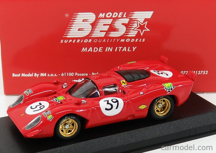 Best Model Sb 1/43 - Ferrari 312P Coupé 24 Hours of Daytona