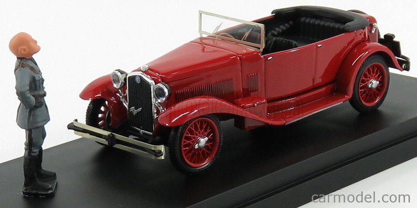 Rio Models P Scale Alfa Romeo Torpedo Cabriolet Open With Mussolini Figure And