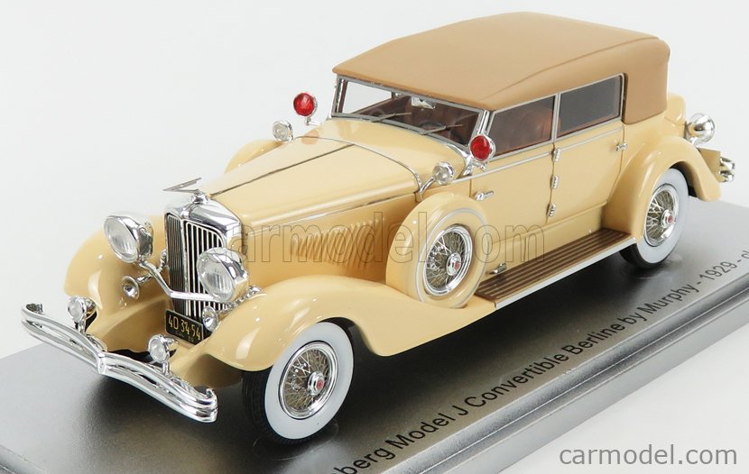 Modèle Réduit Duesenberg Model J Sedan Par Murphy 1929 Au 1/43 - Kess Model, Neuf, Collection