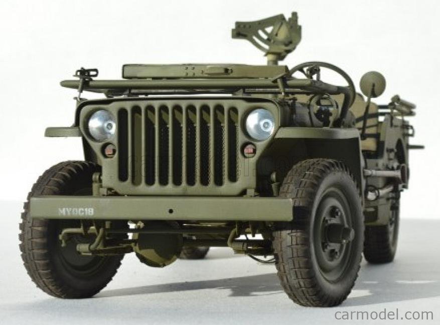 JEEP - WILLYS MB U.S 1/4 TON 4X4 MILITARY MACHINE GUN 1942