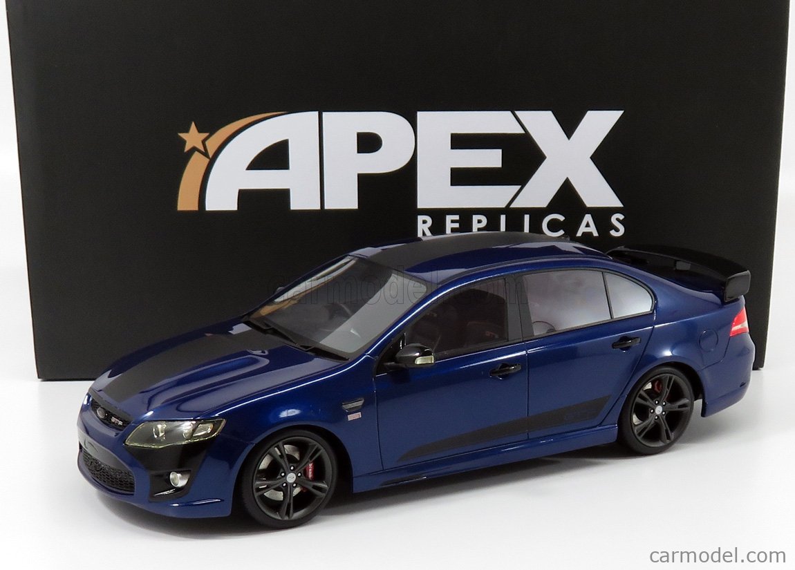 APEX-REPLICAS 127626 Scale 1/18 | FORD USA FPV GT-F 2014 BLUE MET BLACK