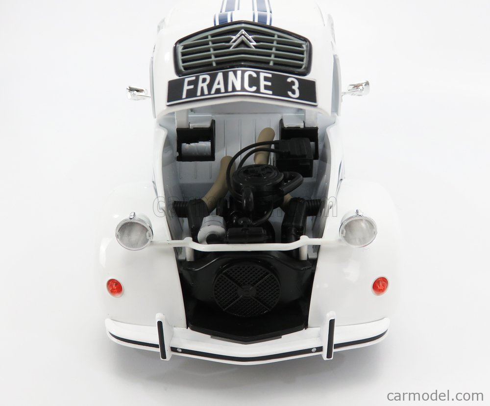 良質  Z-MODELS ZMD1200104 Scale 1/12 | CITROEN 2CV FRANCE 3 1983 ミニカー
