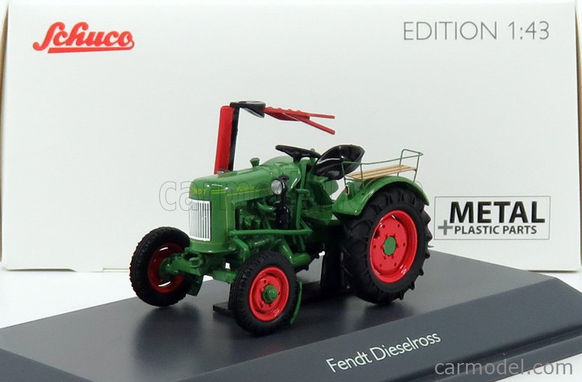 Escala 1:43 Color Verde Rosas diésel con Tractor con Vigas de Corte Schuco Fendt F20G 450262900 Modelo de Coche 