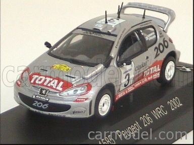 SOLIDO 1585 Scale 1/43 | PEUGEOT 206 WRC RALLY SAFARI 2002 N 3 ...