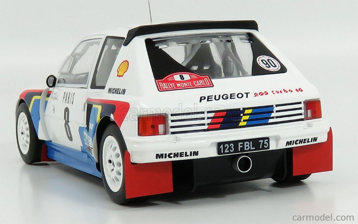 PEUGEOT - 205 T16 N 8 5th RALLY MONTECARLO 1985 B.SABY - J.F.FAUCHILLE