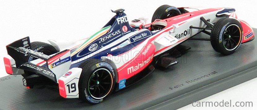 Miniature Spark 1/43 - MAHINDRA Racing N°19 - Vainqueur Hong Kong S4 - Précommande