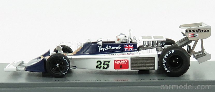 Miniature Voiture Hesketh 308 German GP 1976, Guy Eduards, échelle 1/43, FLY