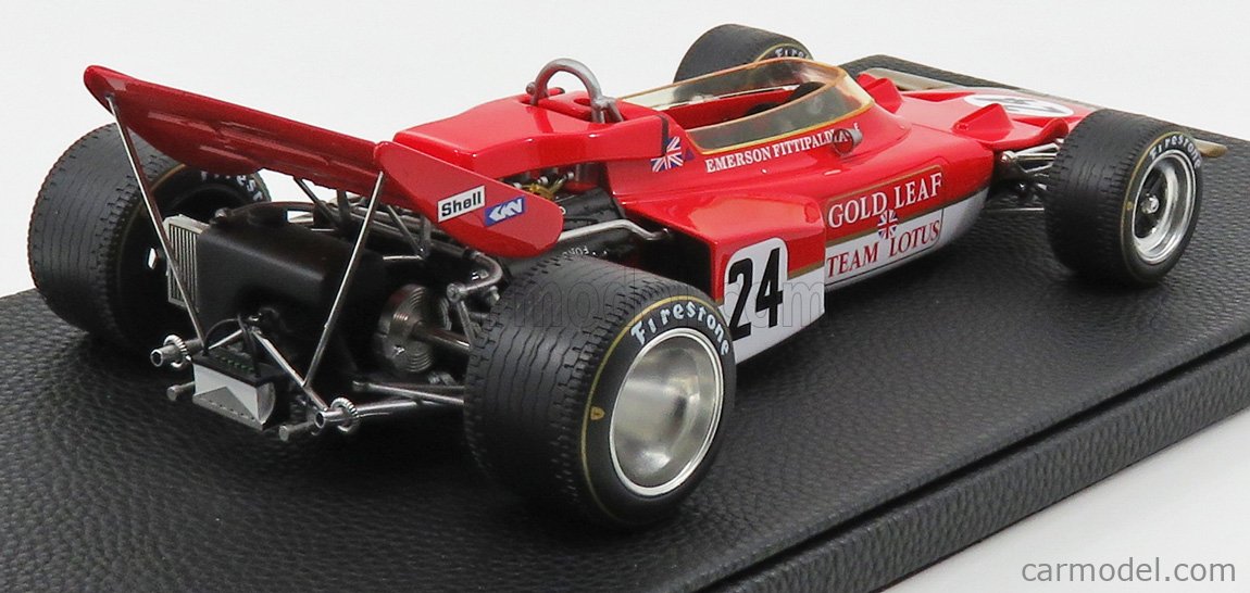 GP Replicas Lotus 72 JPS #8 Fittipaldi World Champion 1972 British 1/18 GP126B