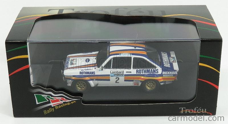 TROFEU TRRUK15 Scale 1/43 | FORD ENGLAND ESCORT MKII ROTHMANS N 2 RALLY ...