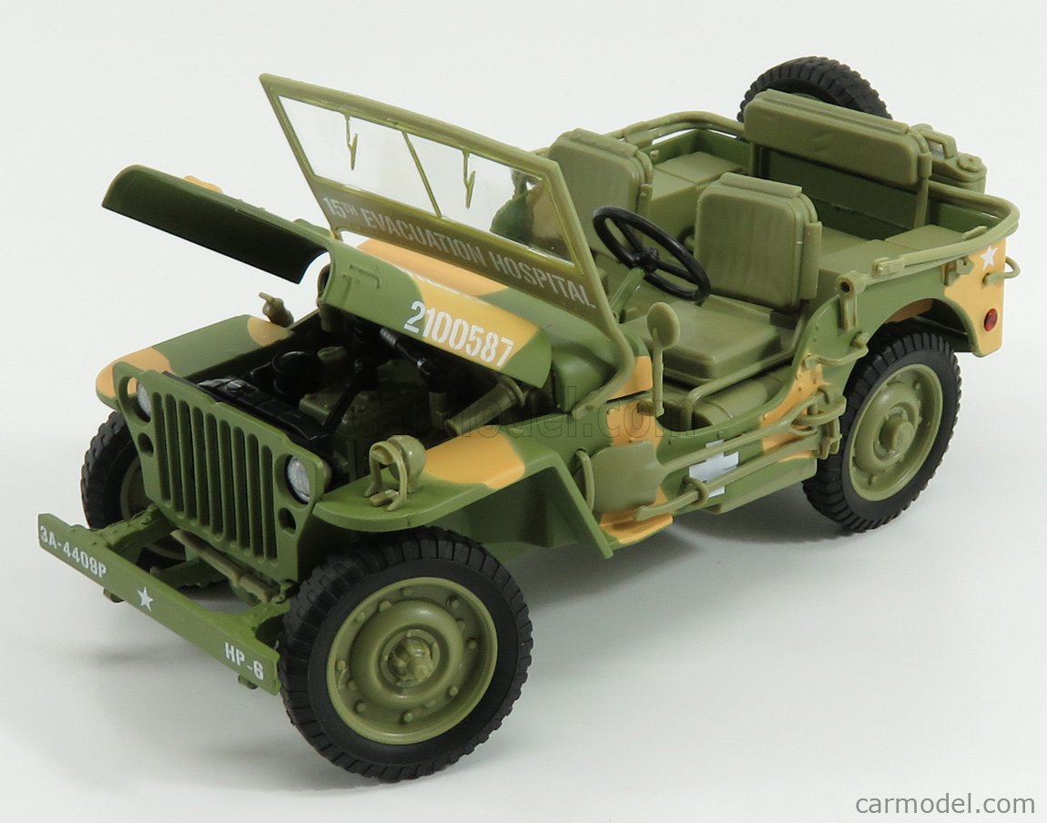 AUTOWORLD AWML005/12A Scale 1/18 | JEEP WILLYS 1/4 MB USA ARMY OPEN ...