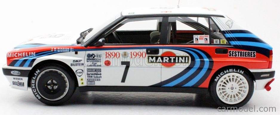 LANCIA - DELTA HF INTEGRALE MARTINI 16V N 7 WINNER RALLY MONTECARLO 1990  D.AURIOL - B.OCCELLI