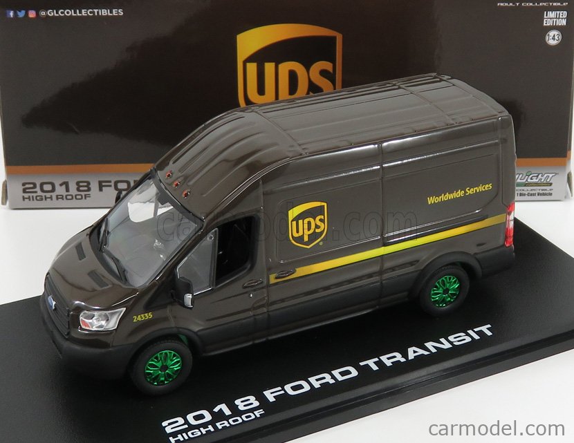 2018 FORD TRANSIT HIGH ROOF VAN GREENLIGHT 86169 1/43 scale DIECAST CAR 